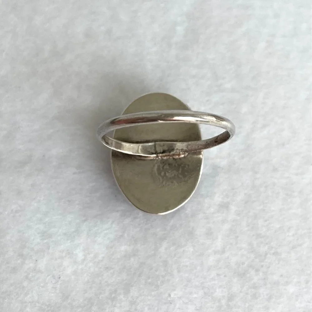 Sterling Silver 925 Oval Bezel Set 0.75